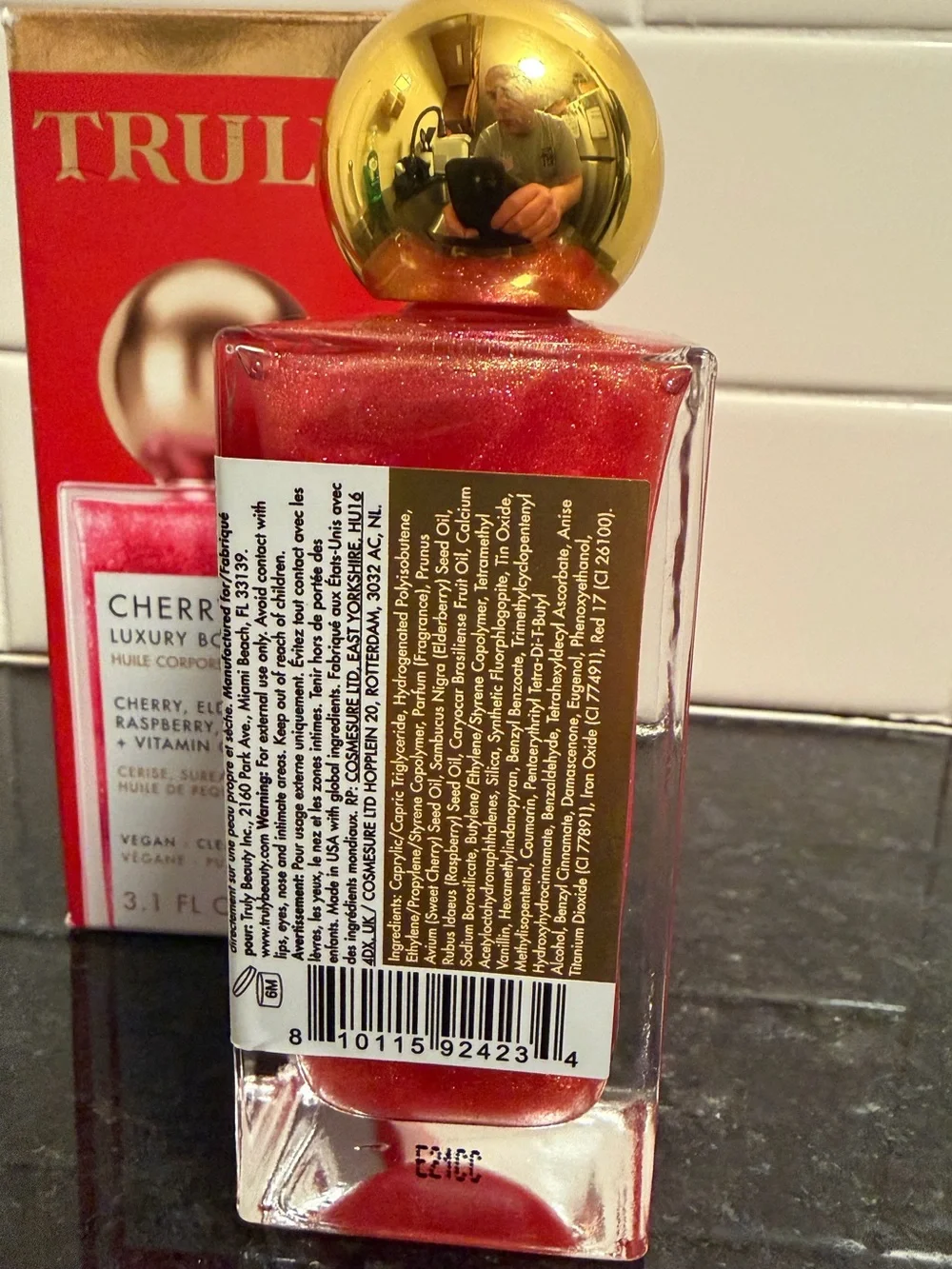 Truly - Cherry Baby Luxury Body Oil - New in Box  (3.1 fl oz / 90mL) - NEW